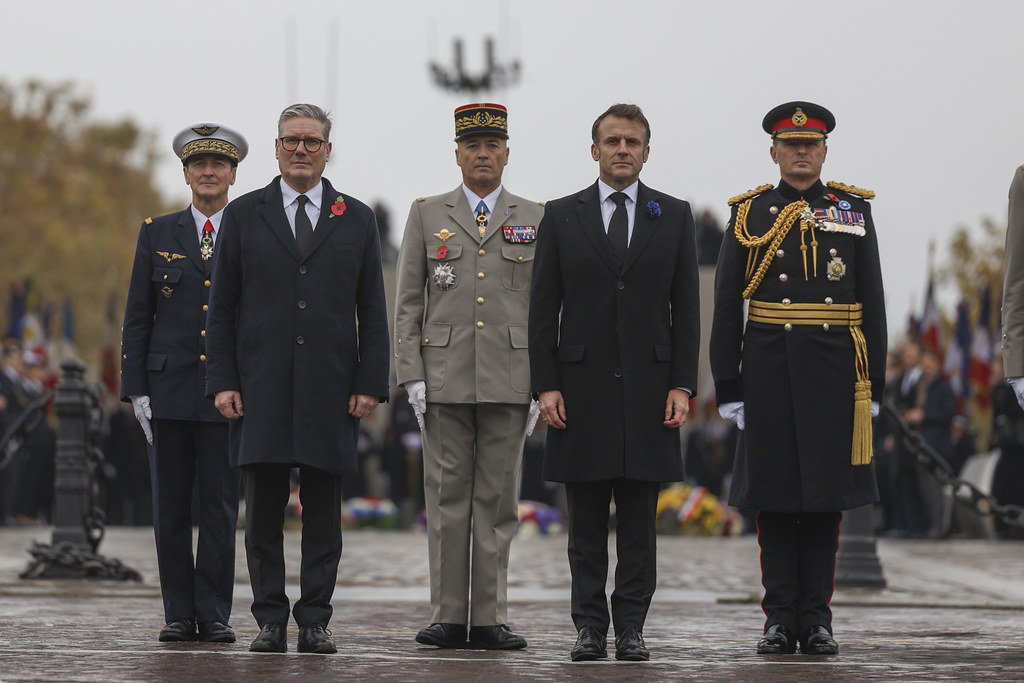 Sir Keir Starmer in Paris for the 106th anniversary of Armistice&nbsp;Day